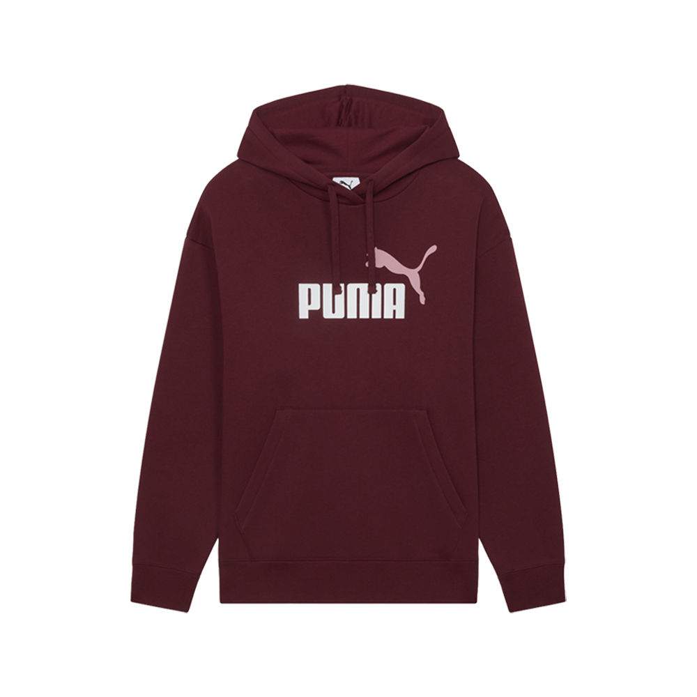 PUMA Essentials 2 Tone Logo Fleece Hoodie