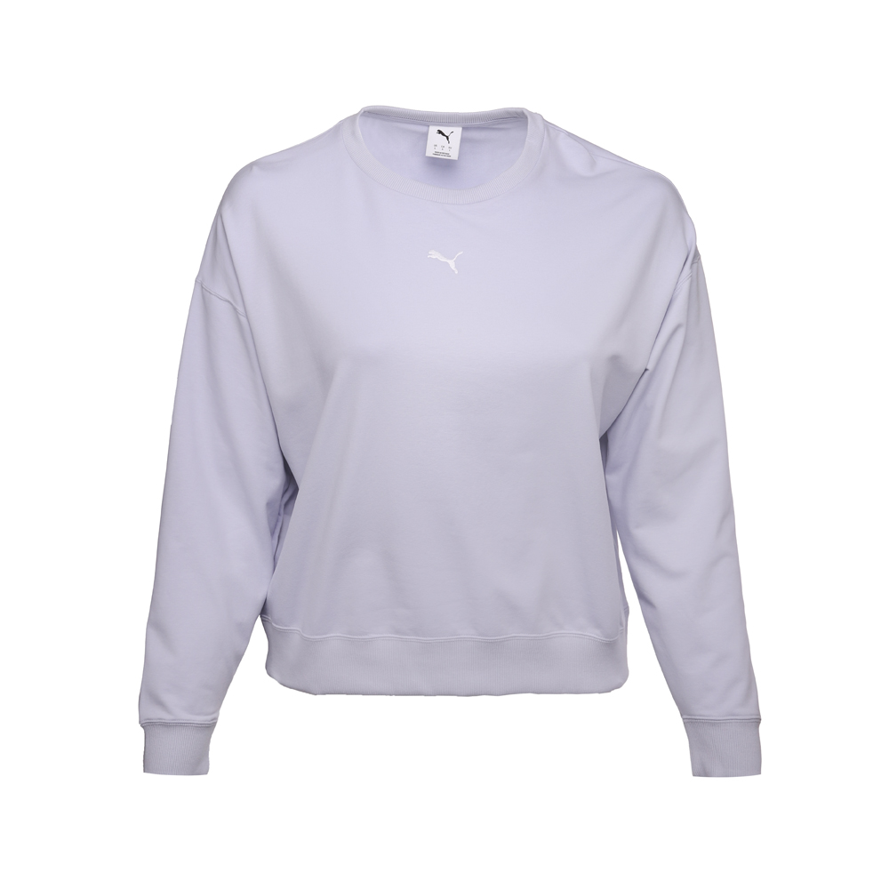 PUMA Relaxed Crew Neck Long Sleeve Sweatshirt
