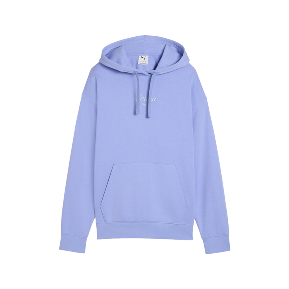 PUMA Essentials Script Women's Hoodie in Purple, Size M