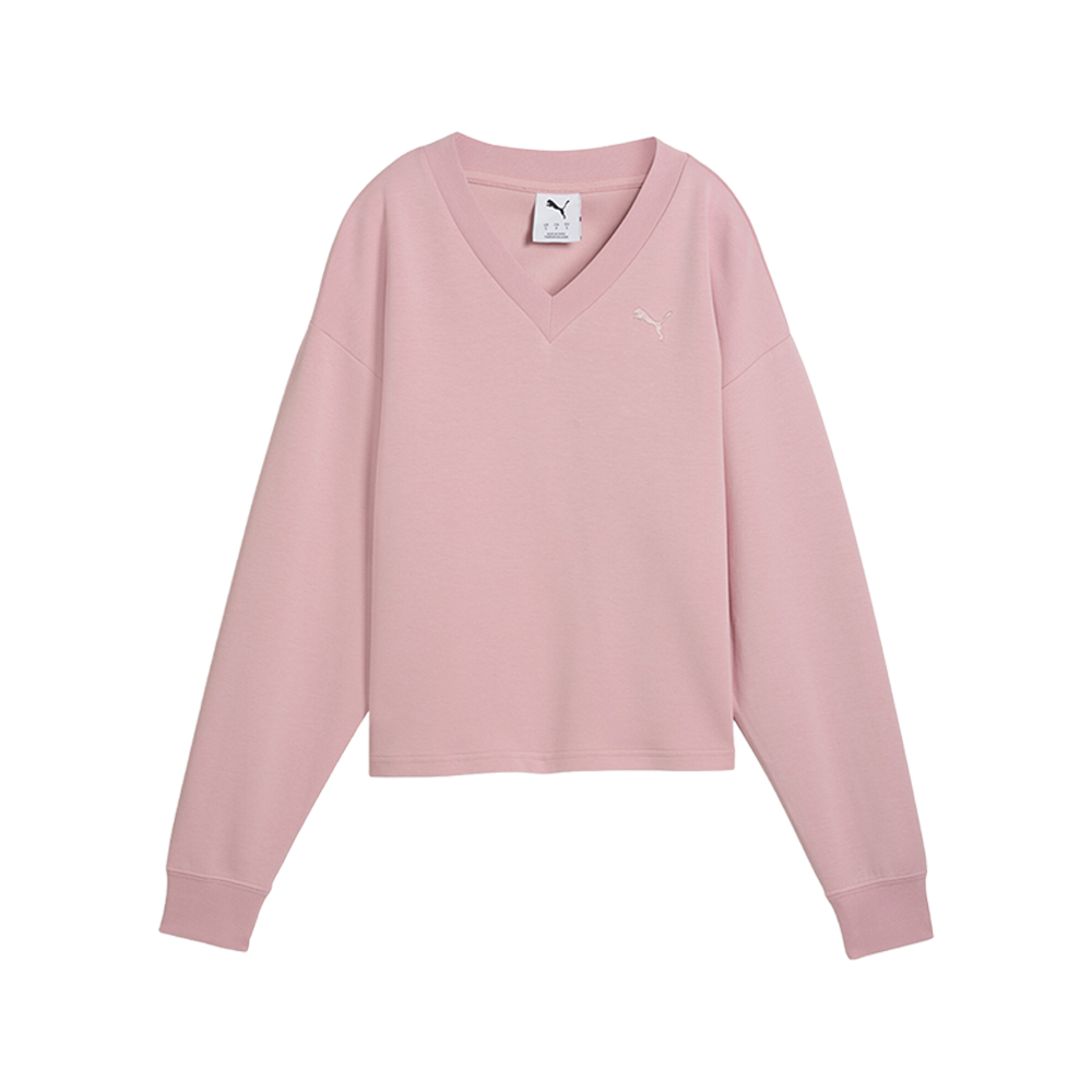 PUMA Essentials Elevated Comfort V-Neck Long Sleeve Sweater