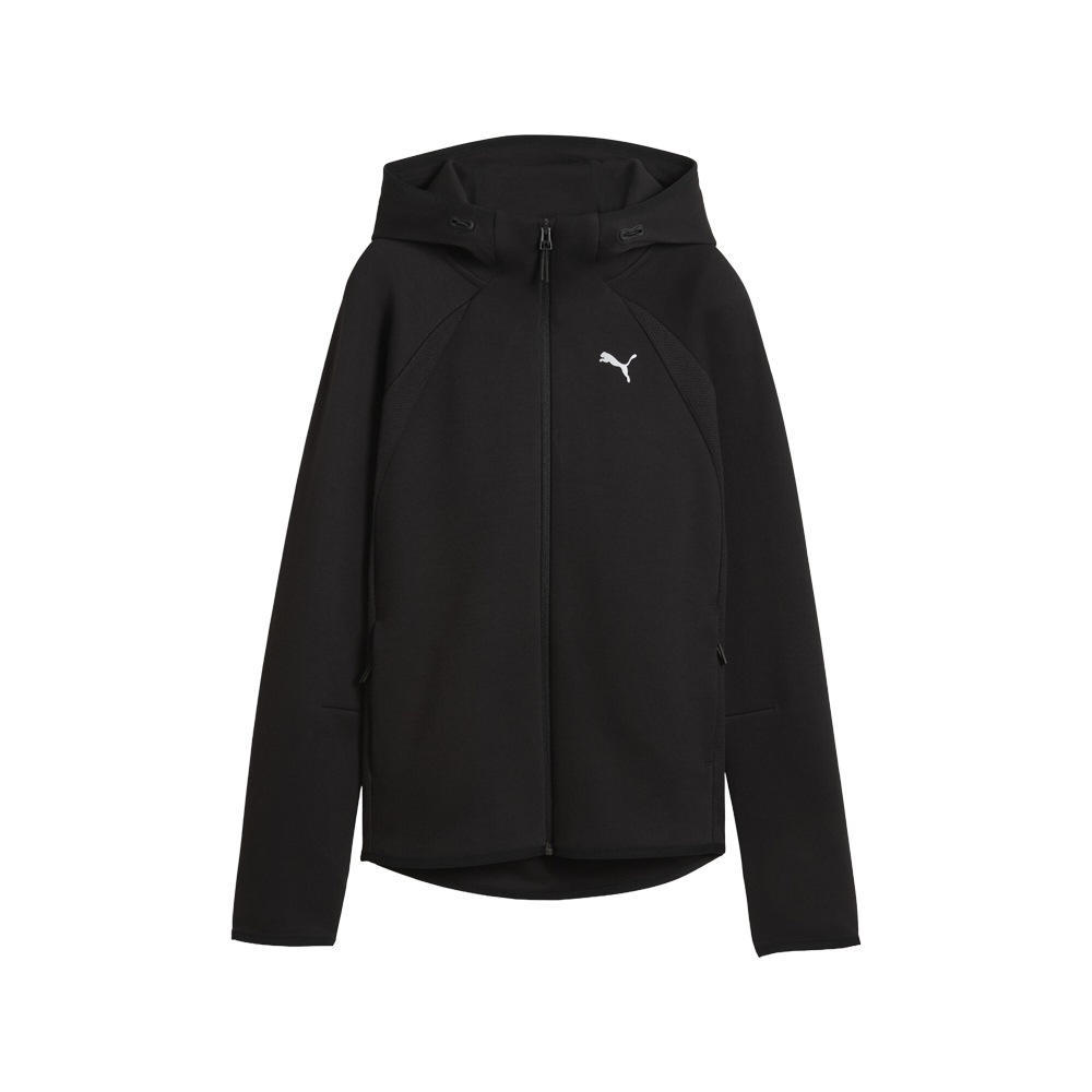 PUMA Evostripe Women's Zip-Up Hoodie in Black, Size XS