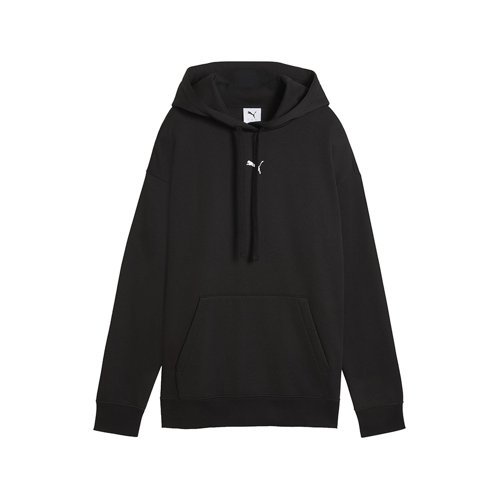 PUMA Essentials Centered Cat Logo Relaxed Pullover Hoodie