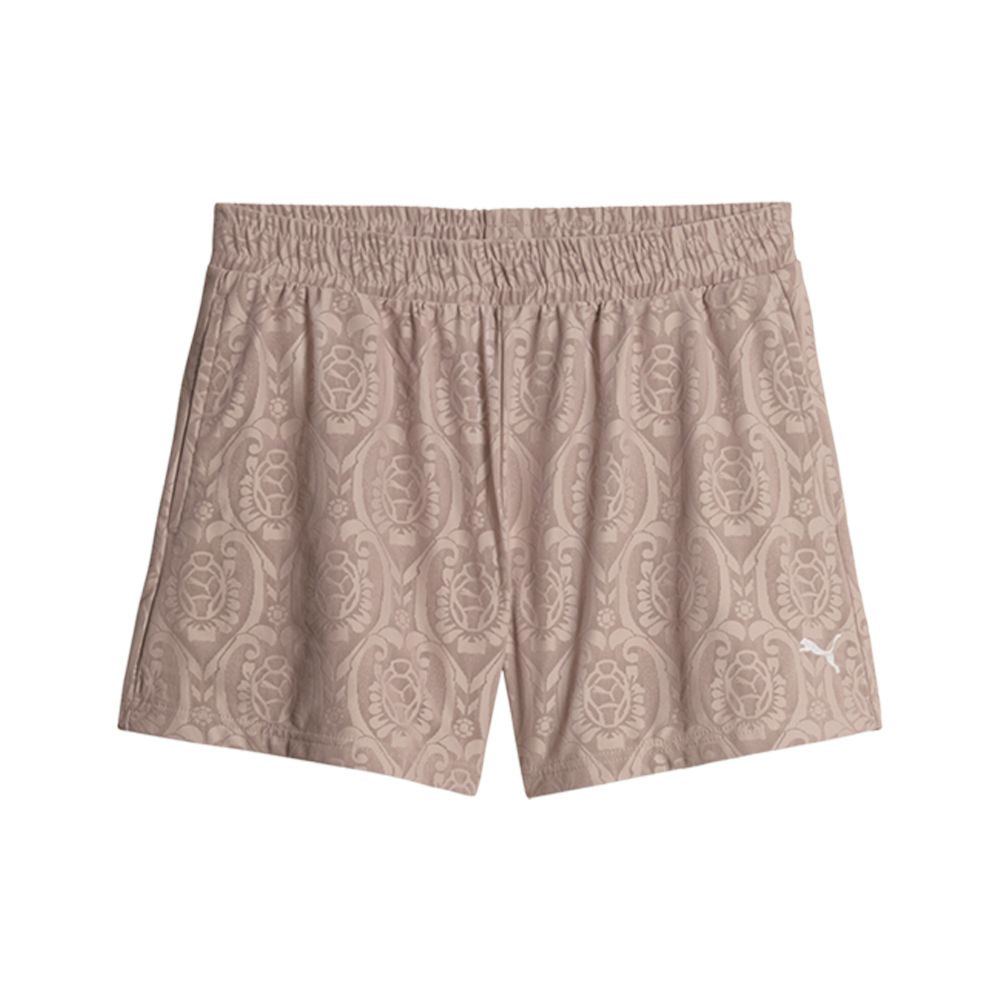 PUMA Essentials Women's Lace Shorts in Beige, Size S