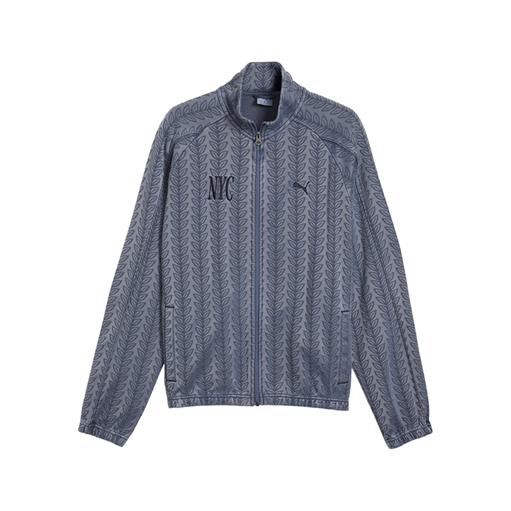 PUMA NYC T7 Jacquard Relaxed Full Zip Track Jacket