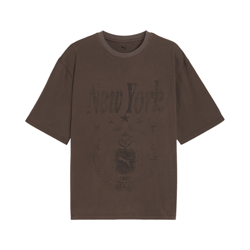 PUMA Wardrobe Essentials NYC Graphic Crew Neck Short Sleeve T-Shirt