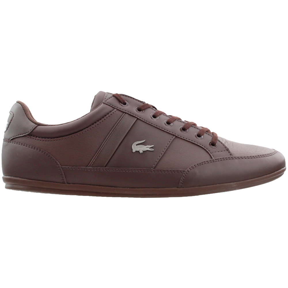lacoste brown sneakers