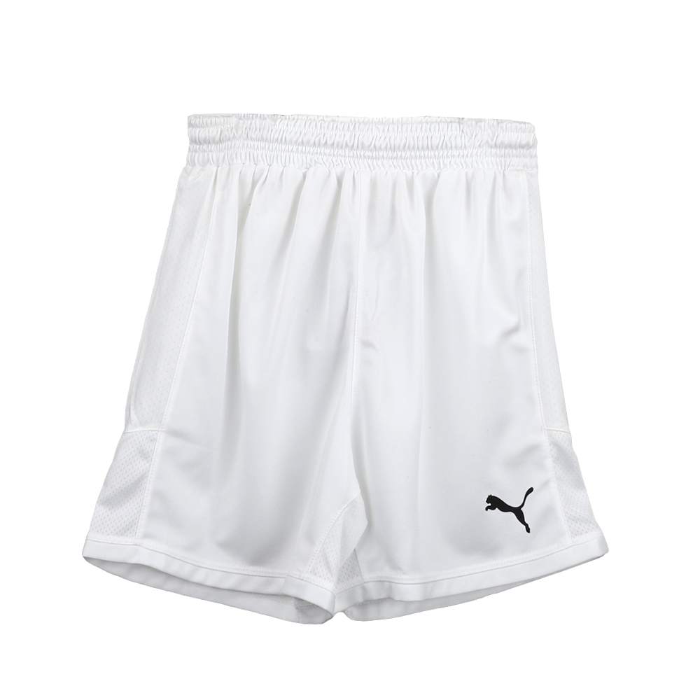 Футбольные шорты Puma Borussia для мальчиков, белые повседневные спортивные штаны для мальчиков 703039-01-Y