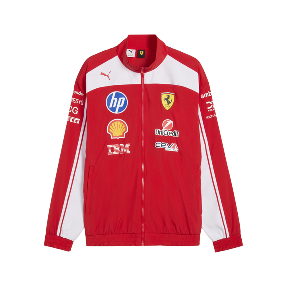 PUMA Scuderia Ferrari Replica Drivers Men's Authentic Track Jacket in Red, Size S
