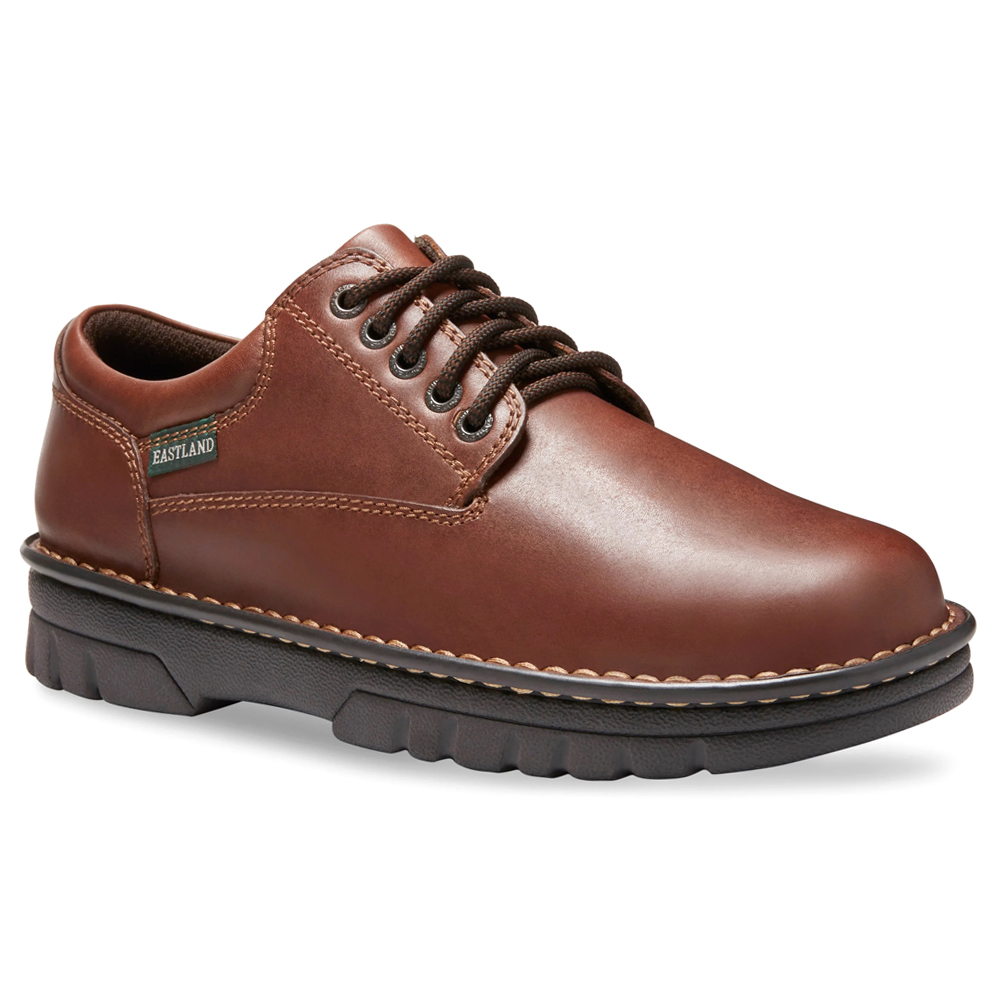 Eastland Plainview Oxford Plain Toe Dress Mens Brown Casual Shoes 7150 ...