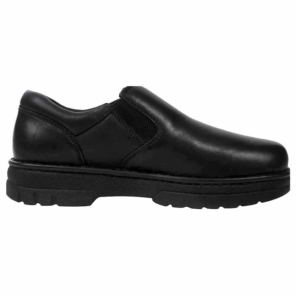 Мужские классические туфли без шнуровки Eastland Newport с простым носком, черные повседневные туфли 7181