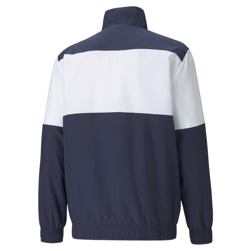 Puma Mty Prematch Full Zip Jacket Mens Blue Casual Athletic Outerwear 764739-01