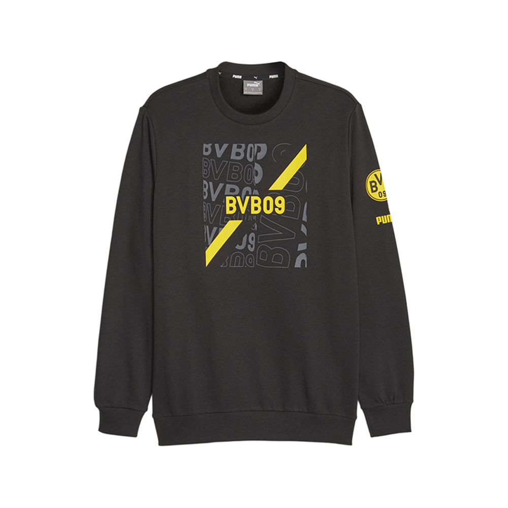 PUMA Borussia Dortmund Ftbl Core Graphic Crew Neck Sweatshirt