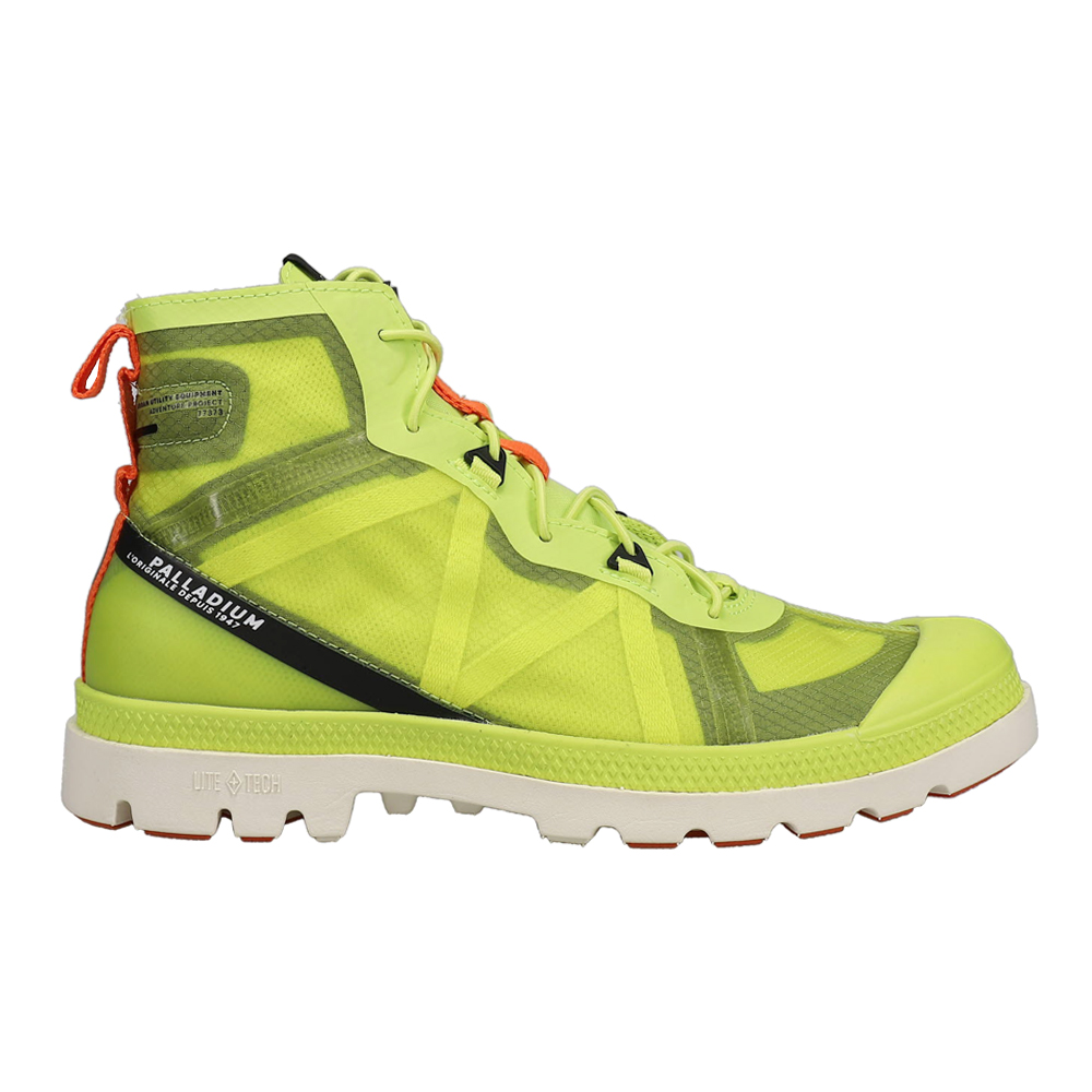 Palladium Travel Lite Plus Adv Round Toe Lace Up Mens Green Casual
