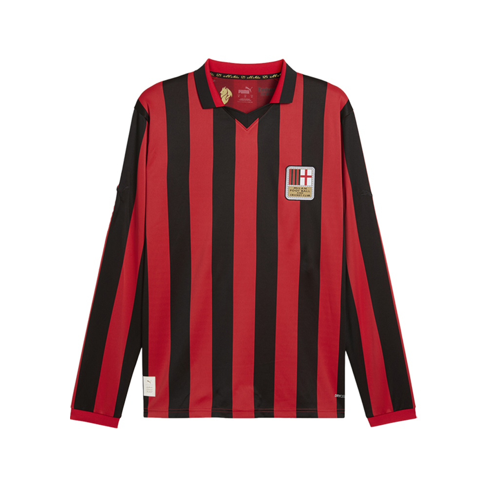 PUMA AC Milan 125th Anniversary Authentic Replica Long Sleeve Jersey