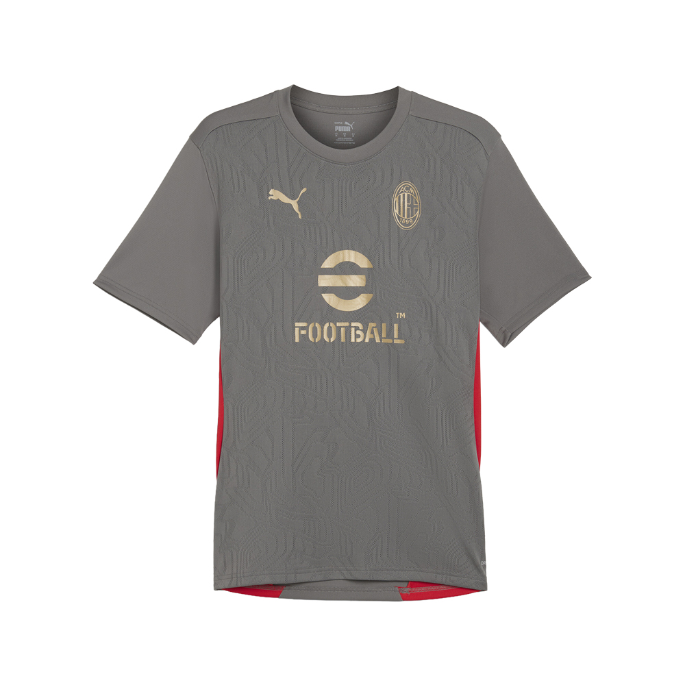 PUMA AC Milan Training Crew Neck Short Sleeve Soccer Jersey