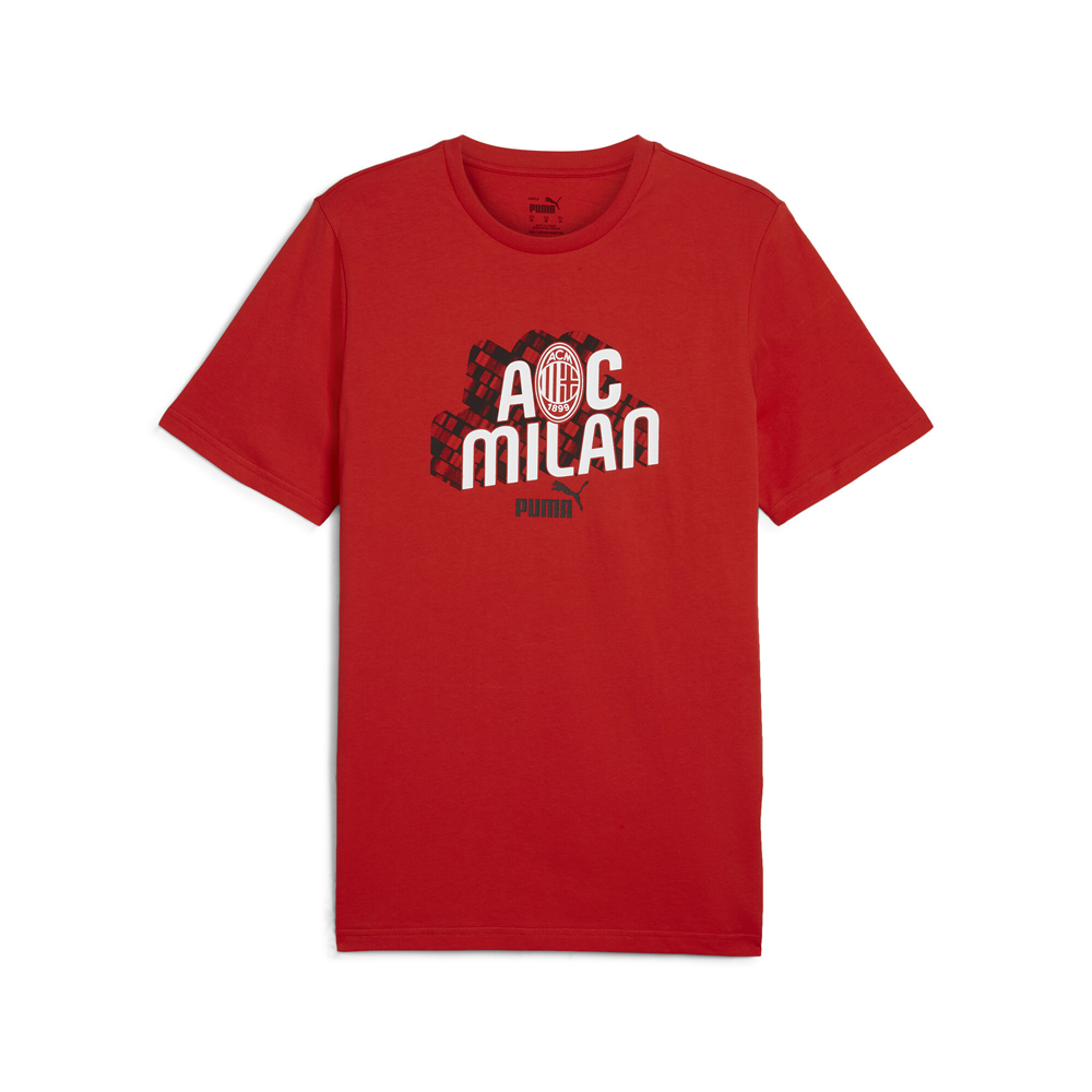 PUMA AC Milan Culture Graphic Crew Neck Short Sleeve T-Shirt