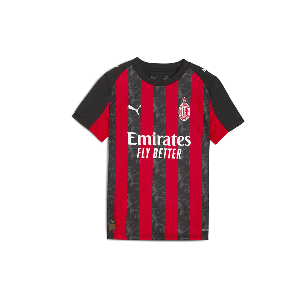 PUMA AC Milan Home Crew Neck Short Sleeve Replica Jersey (Youth)