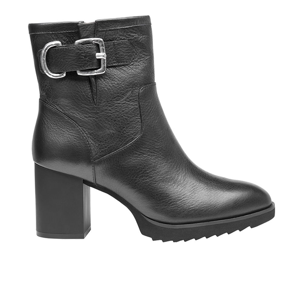 Johnston & Murphy Izzie Buckle Round Toe Zippered Boots