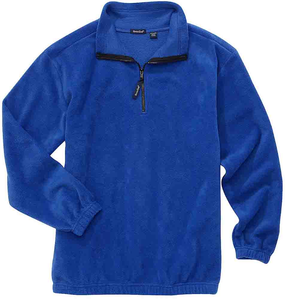 polar fleece pullover men's