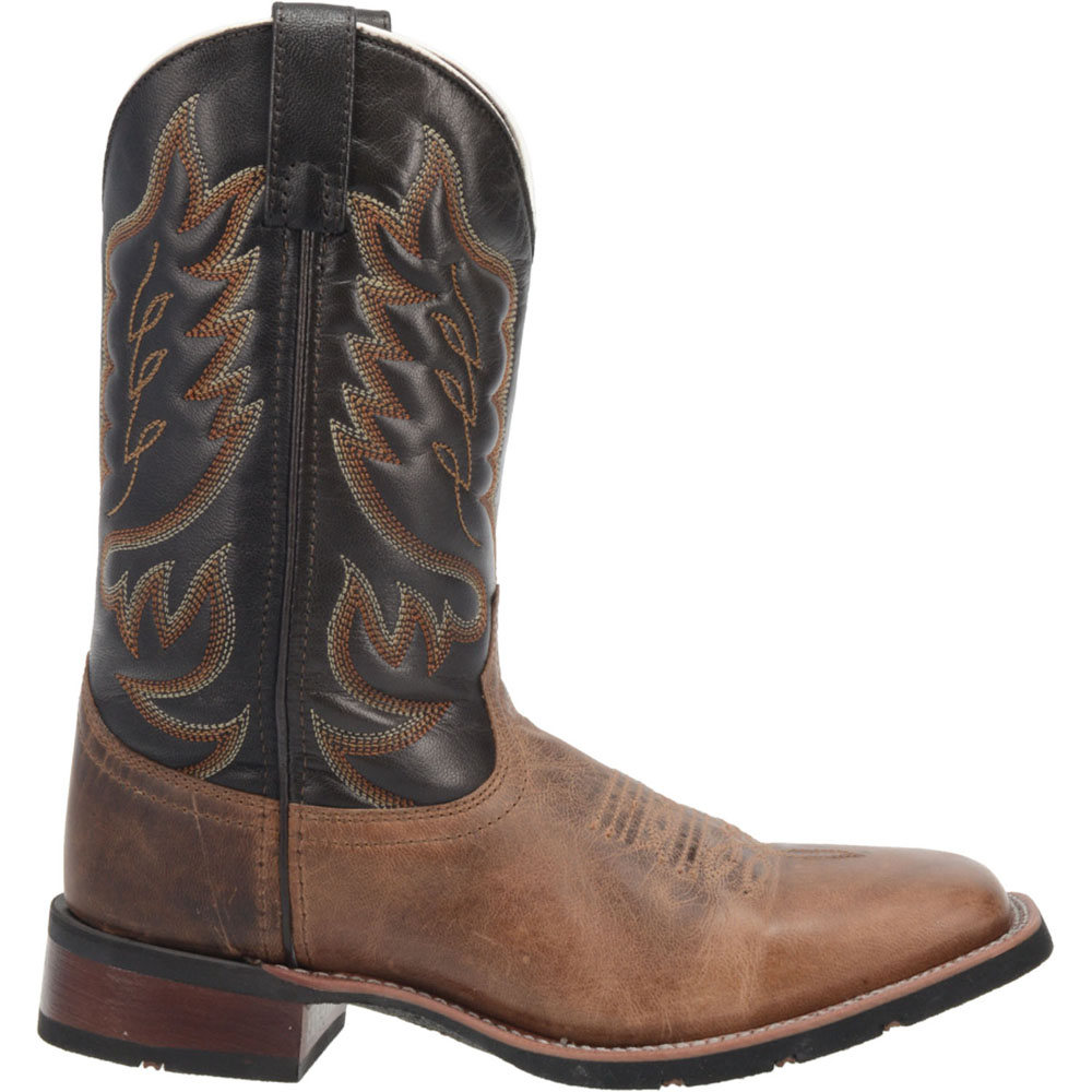 Мужские коричневые повседневные ботинки Laredo Montana Square Toe Cowboy 7800