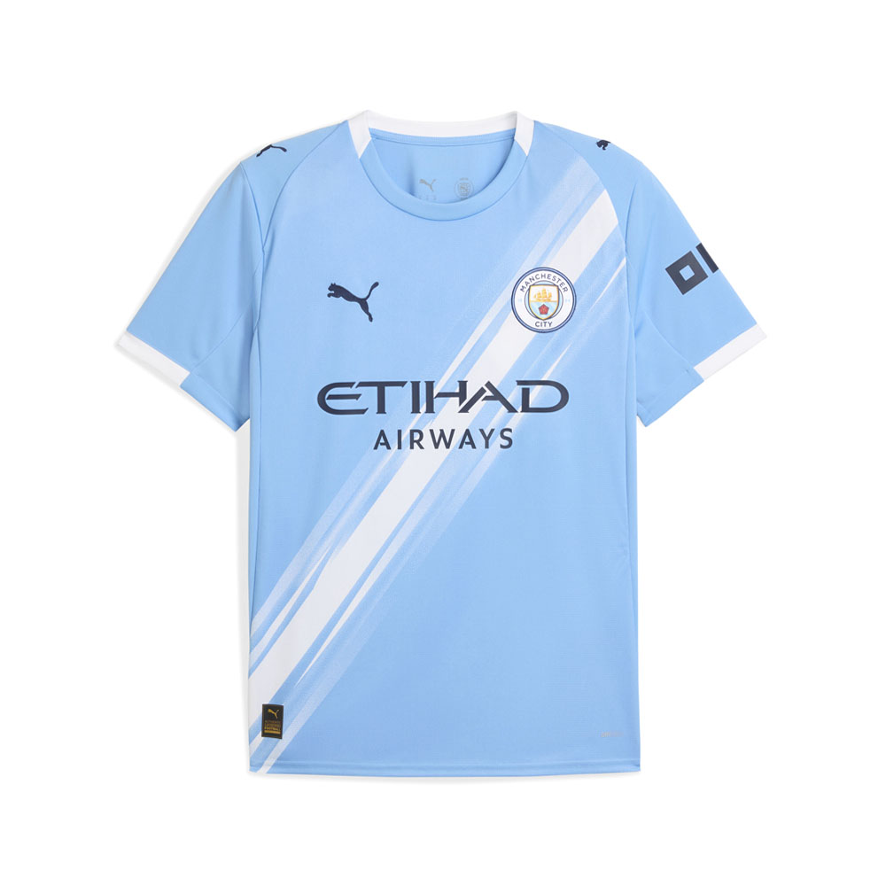 PUMA Manchester City Crew Neck Short Sleeve Home Jersey Replica