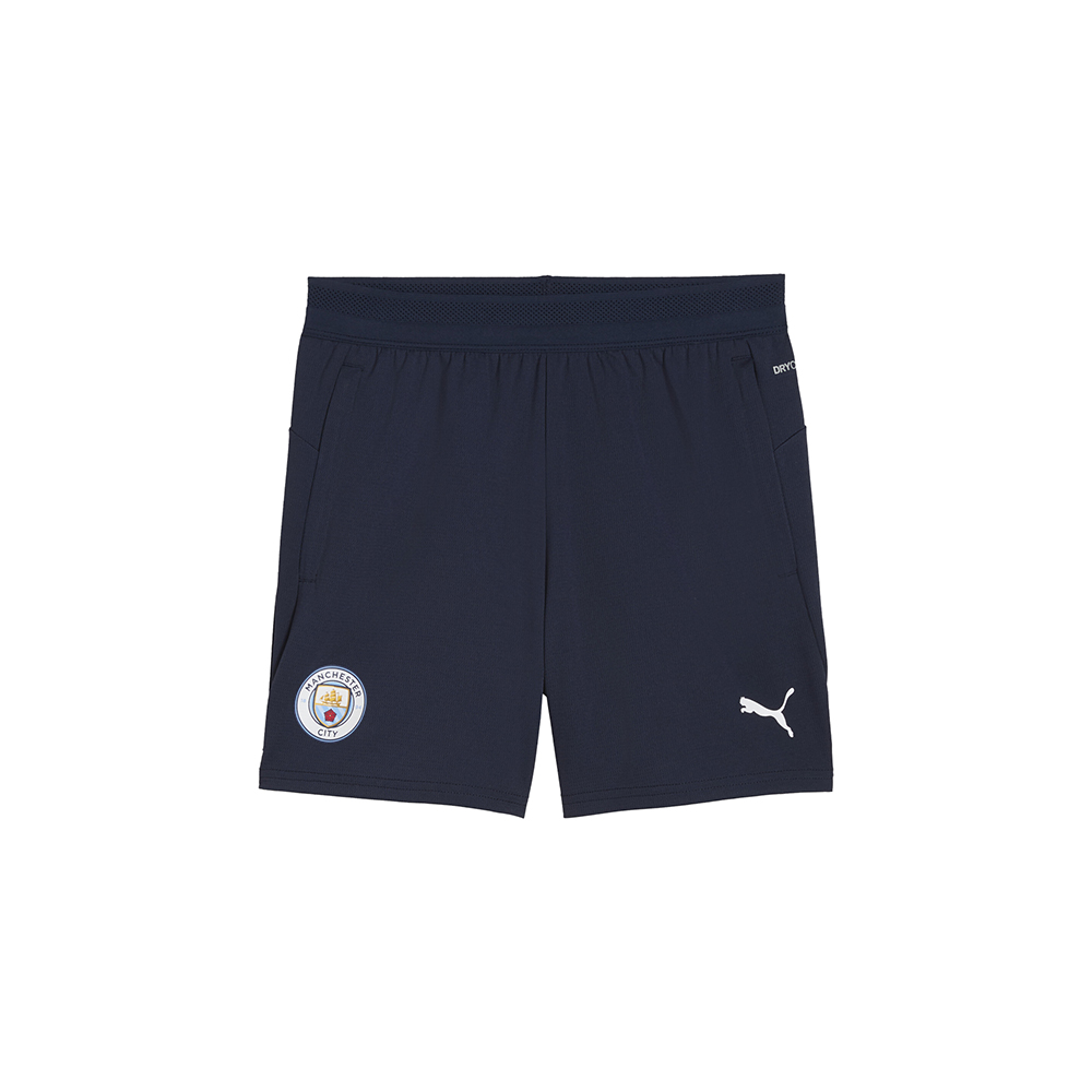 PUMA Manchester City Logo Soccer Shorts (Youth)