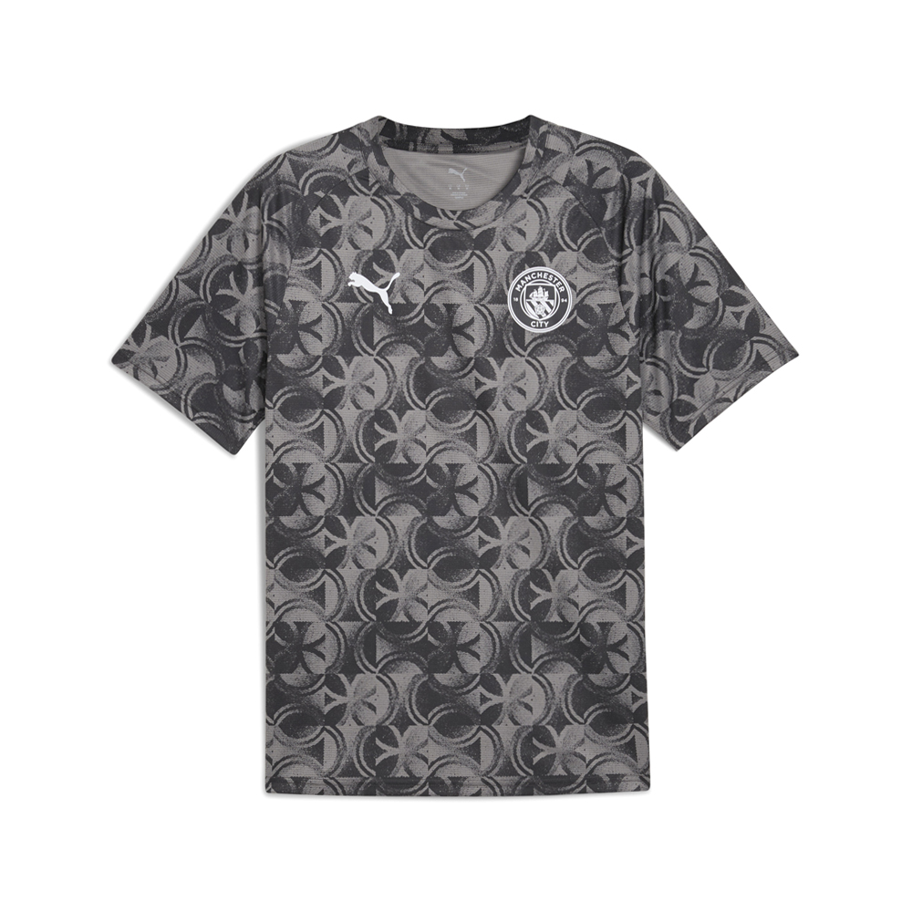 PUMA Manchester City F.C. Warm Up Crew Neck Short Sleeve Soccer Jersey