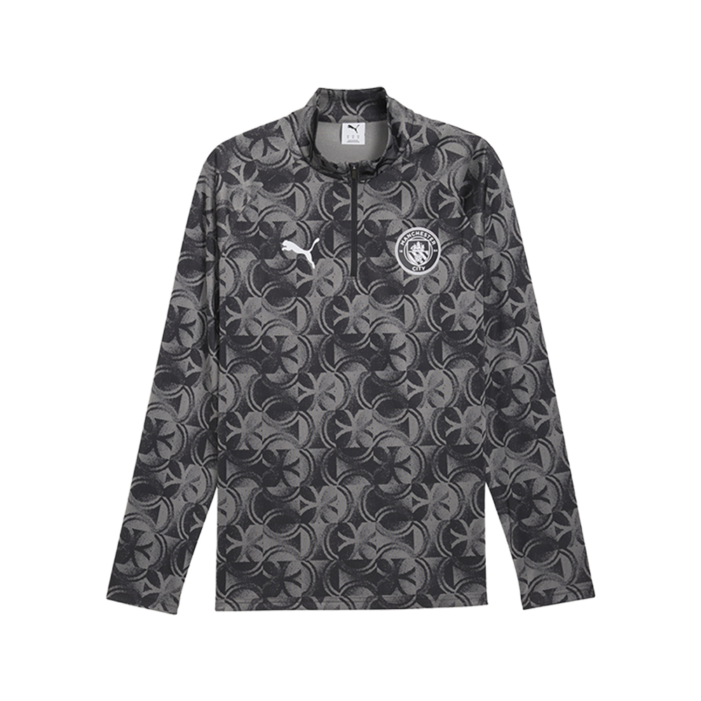 PUMA Manchester City Warm Up Quarter Zip Pullover