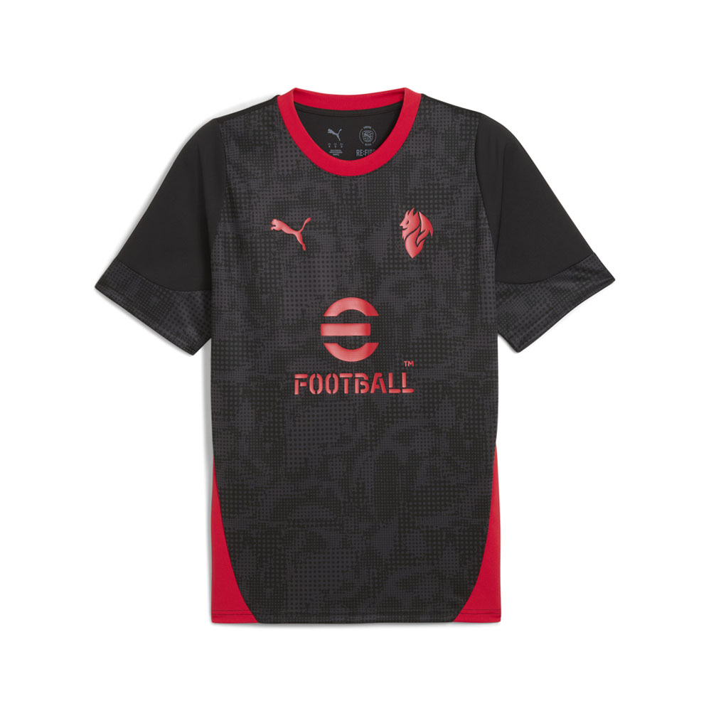 PUMA AC Milan Training Crew Neck Short Sleeve Soccer Jersey