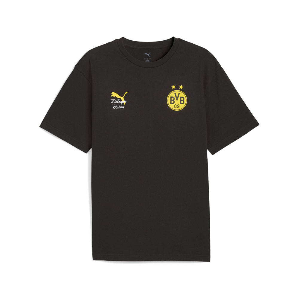 PUMA PUMA X KIDSUPER Borussia Dortmund Graphic Crew Neck Short Sleeve T-Shirt