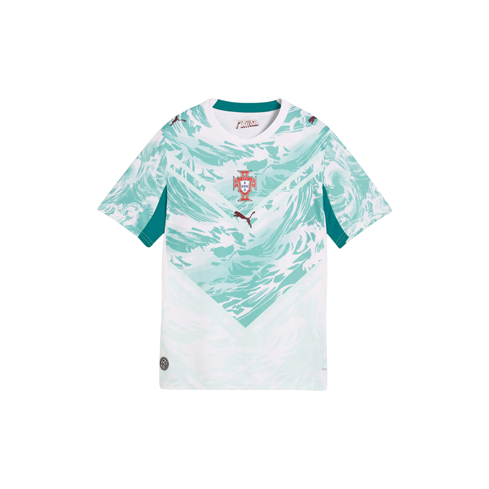 PUMA Portugal Away Crew Neck Short Sleeve Soccer Jersey (Youth)