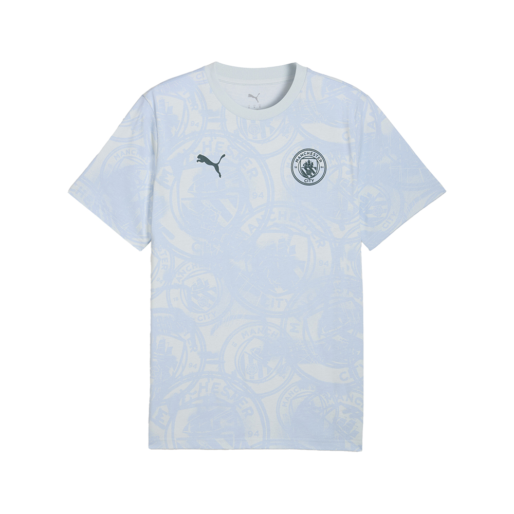 PUMA Manchester City ftblCulture Graphic Crew Neck Short Sleeve T-Shirt