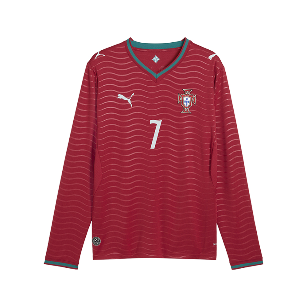 PUMA Portugal Crew Neck Long Sleeve Home Player Jersey Replica