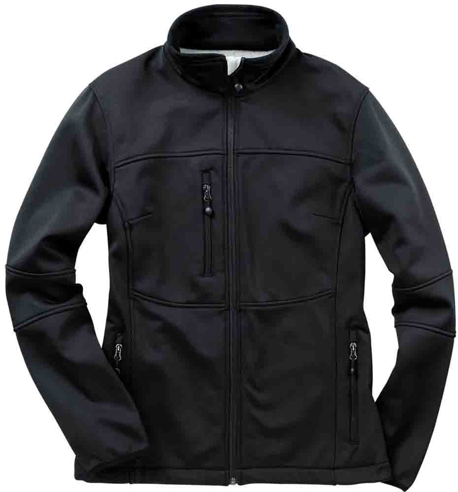 River's End Soft Shell Jacket Womens Black Casual Athletic Outerwear 8250-BK
