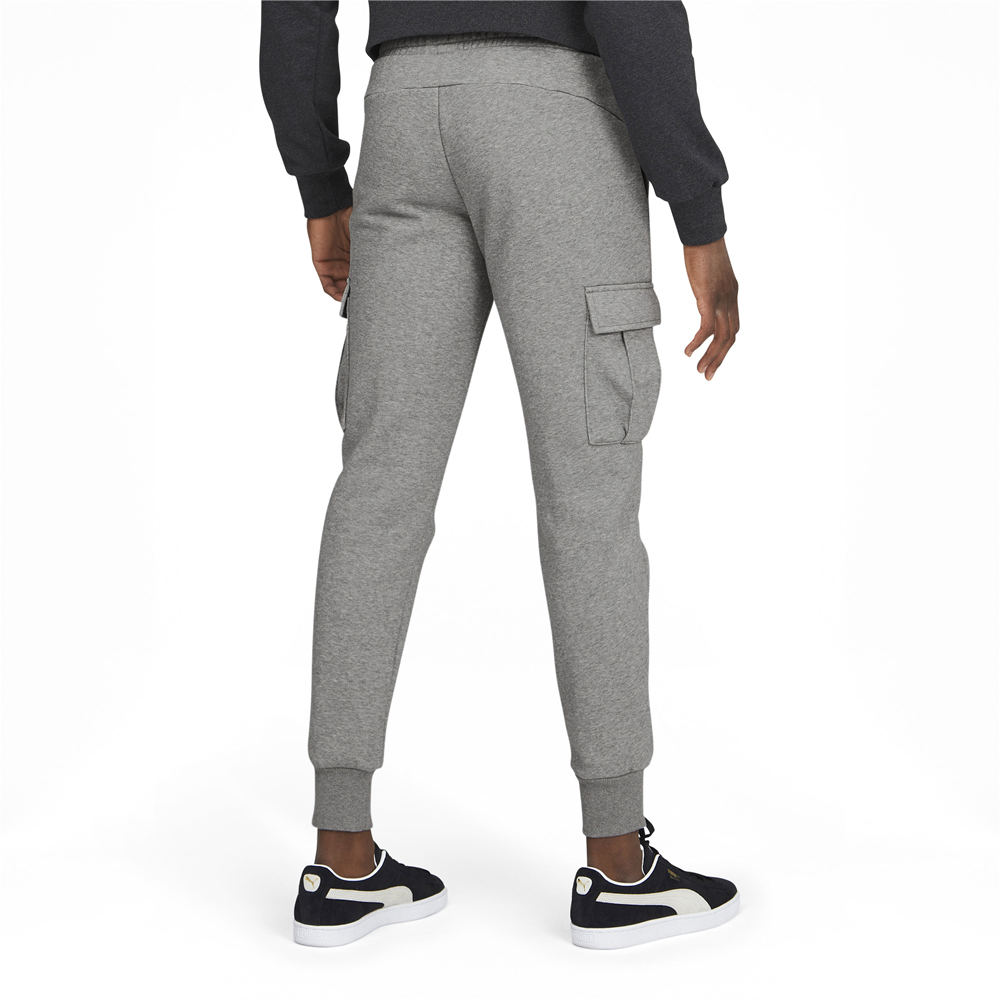 PUMA Size XL Men's Essentials Pocket Pants - Medium Grey Heather 