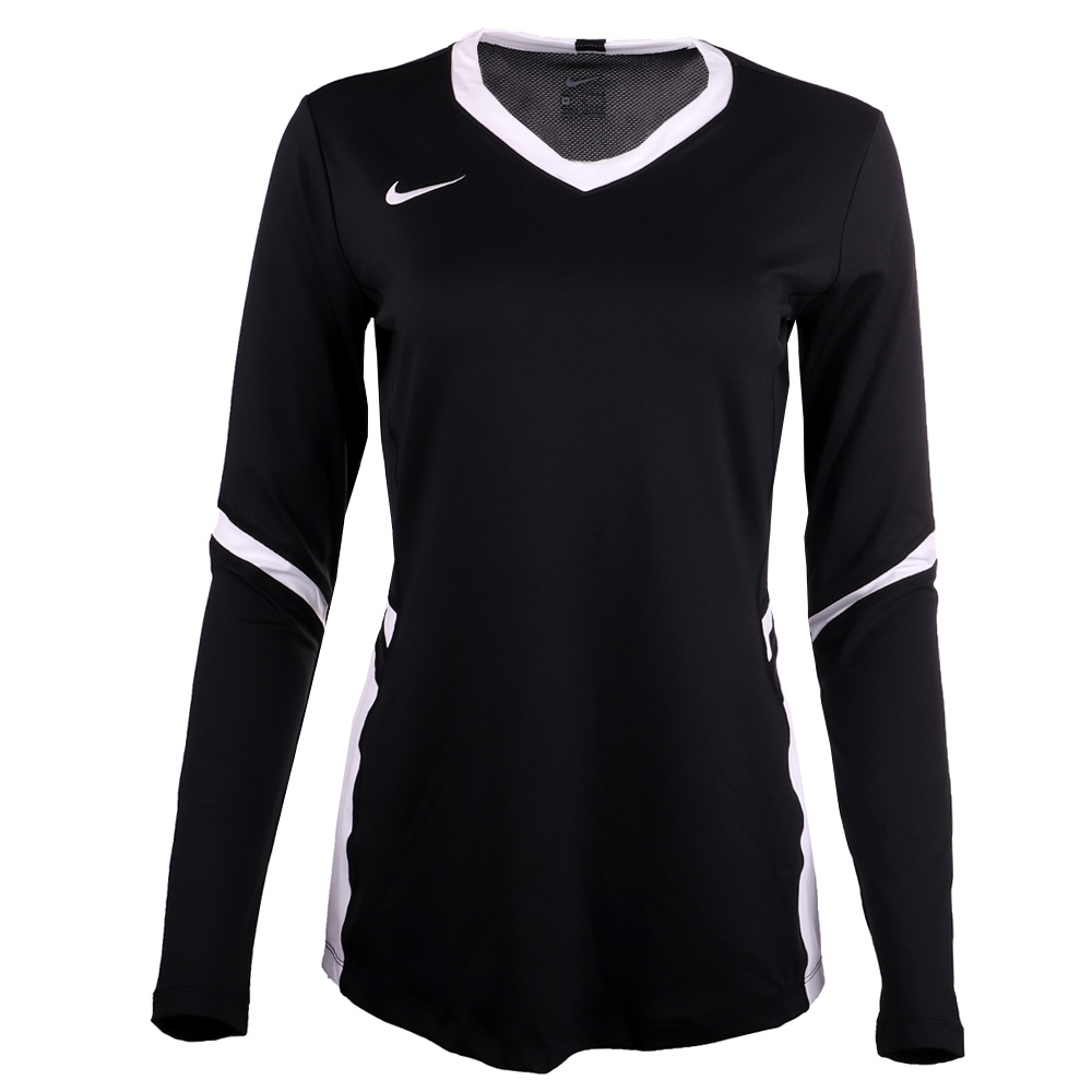 Shop Black Womens Nike V Long Sleeve Jersey