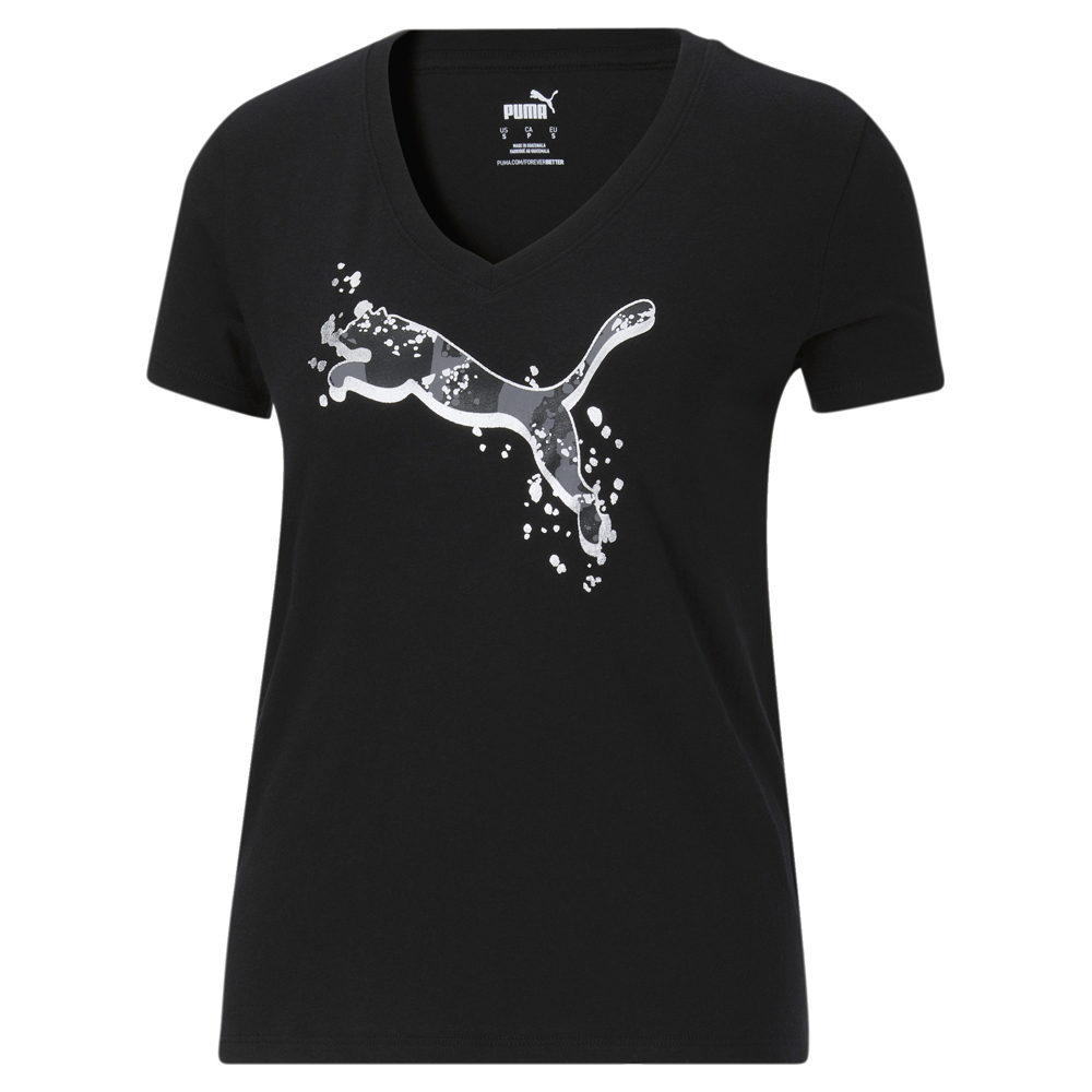 puma black t shirts for womens