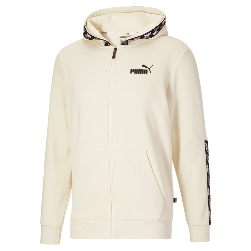 Puma Power Tape FZ Hoodie - White - Hoodies