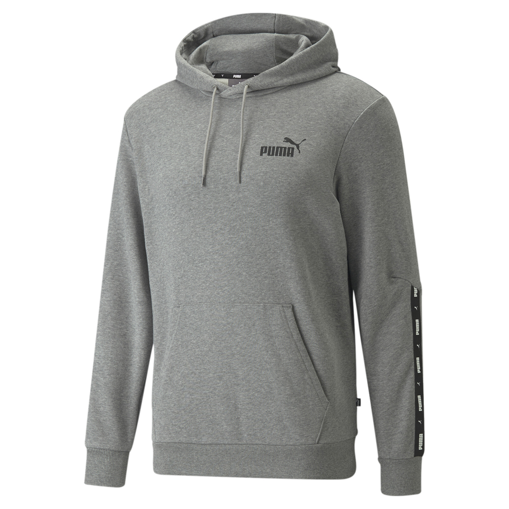 Puma Ess Tape Pullover Hoodie Mens Grey Casual Outerwear 84738503 | eBay