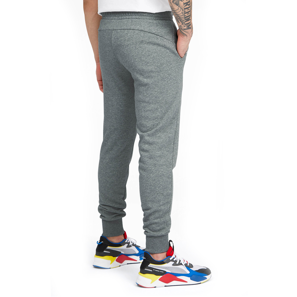 Puma Essentials Logo Sweatpants Grey Mens Pants Bottoms