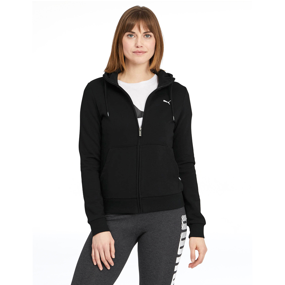 puma essential hooded jacket