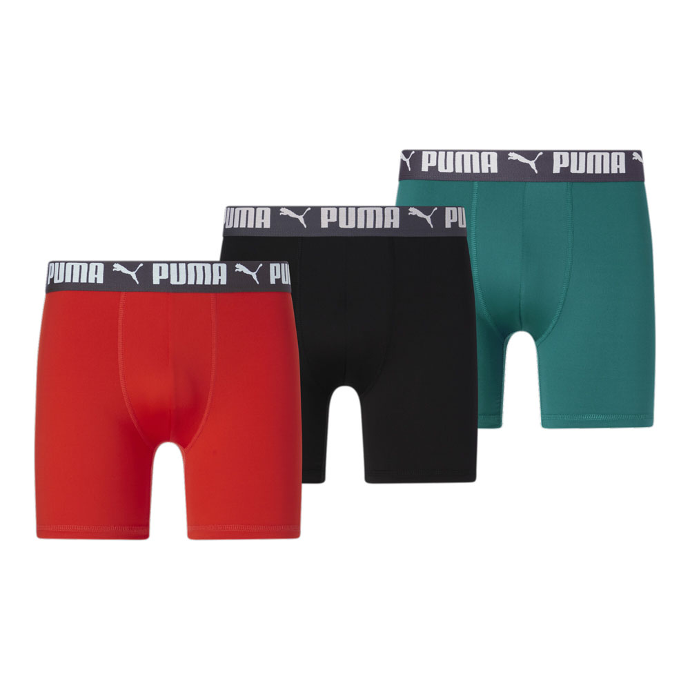 Мужские трусы-боксеры Puma 3Pack спортивного покроя, размер S 85943101