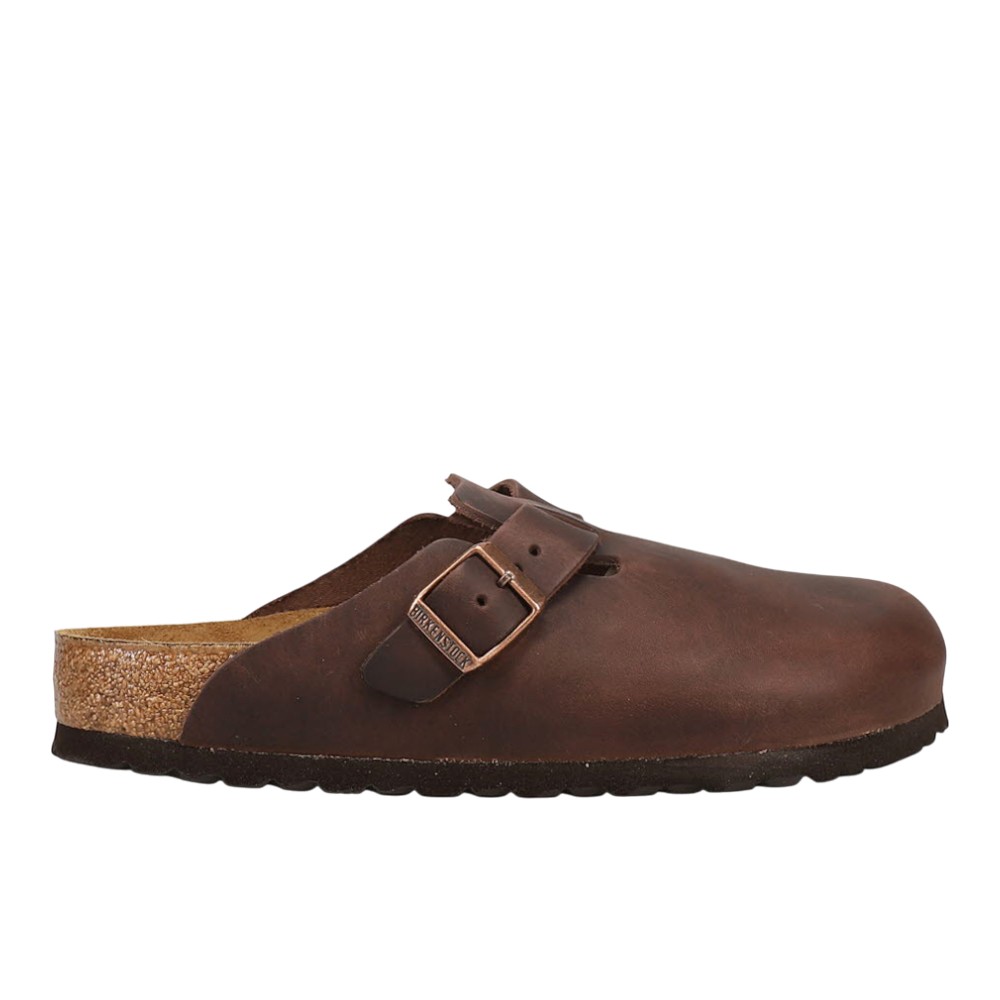 Birkenstock Boston Habana Clogs — Brown