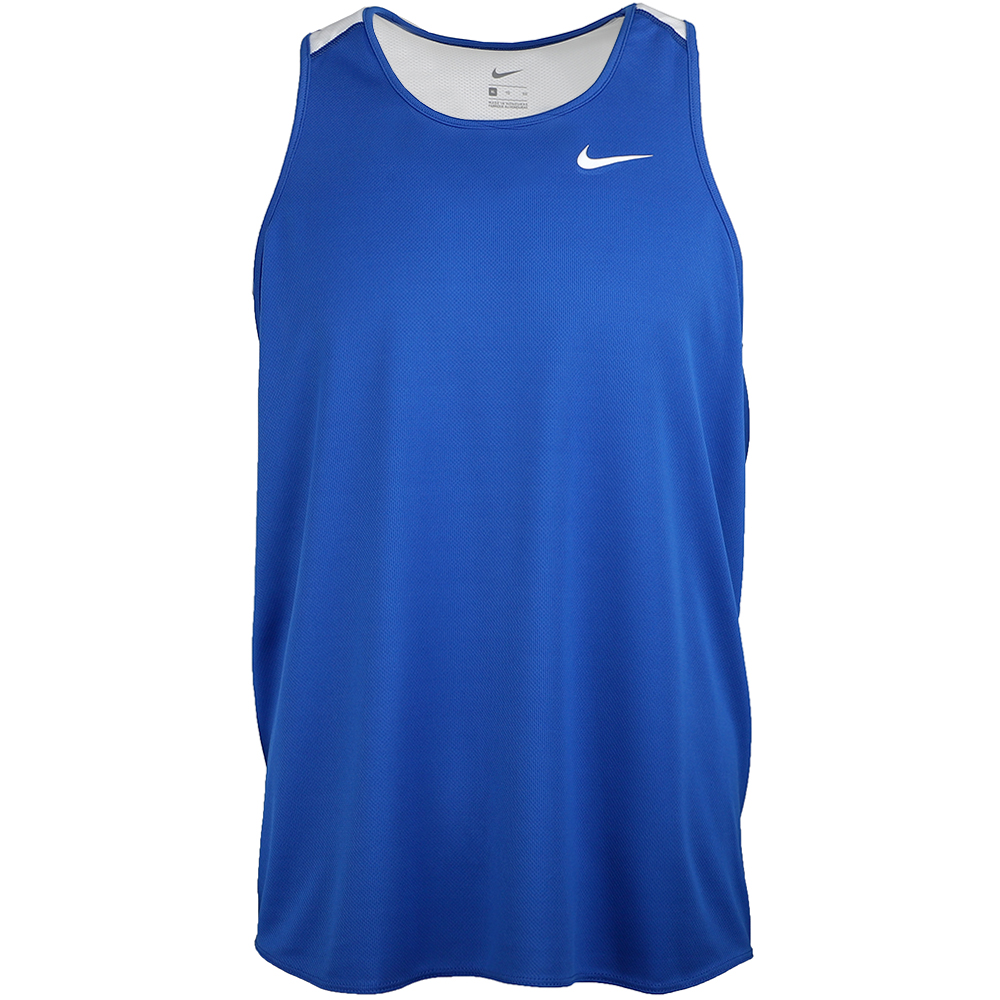 

Мужская майка с круглым вырезом Nike Team Breathe Race Day, размер  896822-494, Синий, Nike Team Breathe Race Day Scoop Neck Tank Top