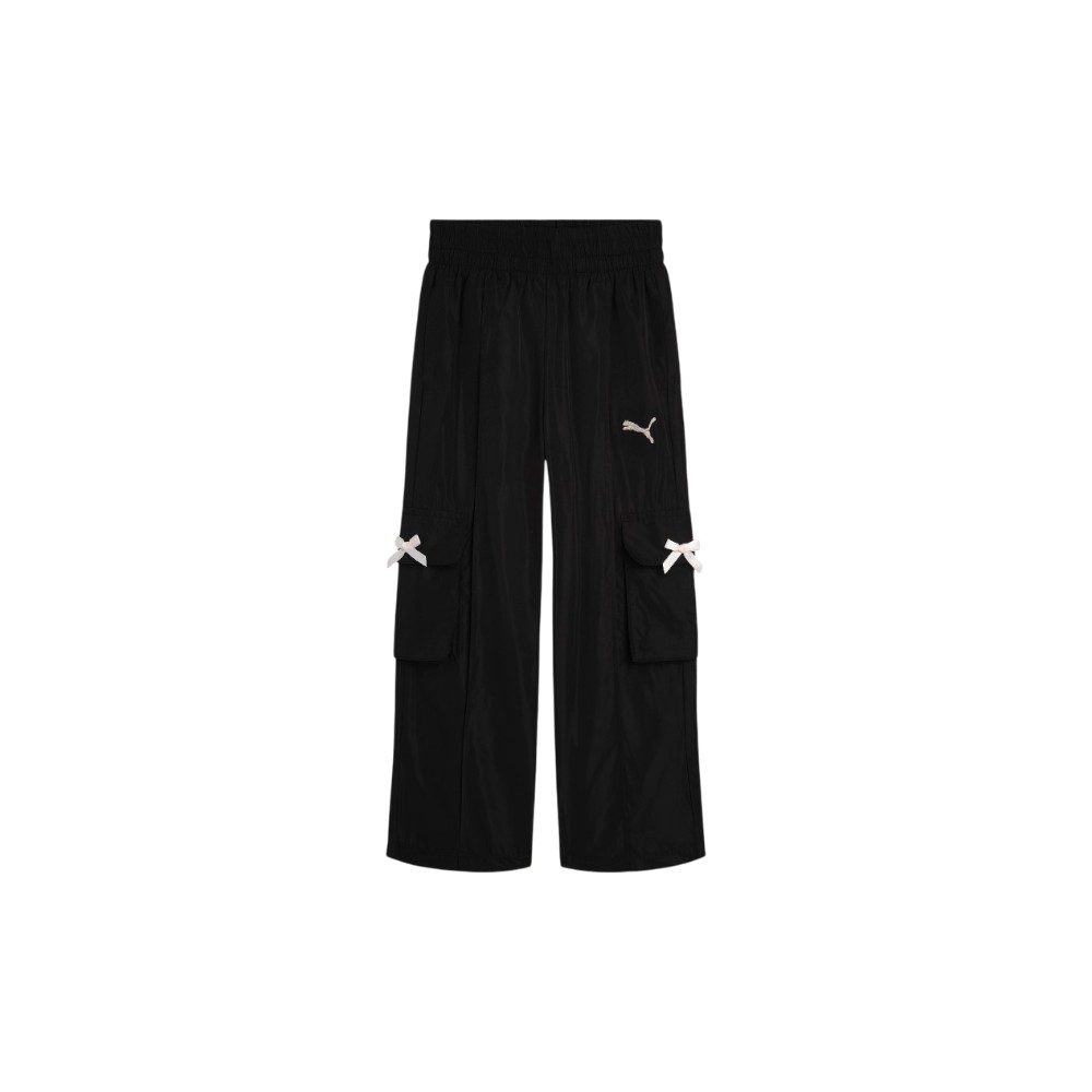 PUMA Bow Society Pack Poly Woven Wide Leg Cargo Pants
