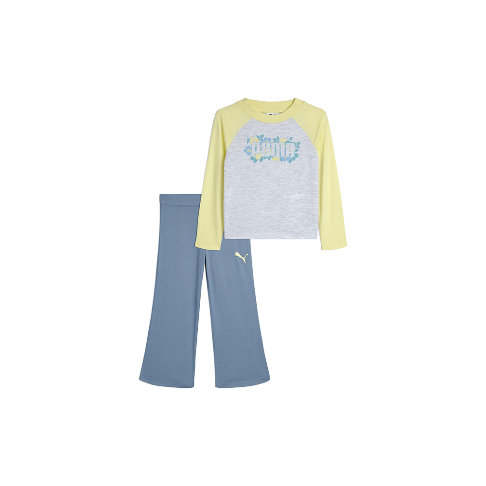 PUMA Matching Sets Crew Neck Long Sleeve T-Shirt & Leggings (Toddler)