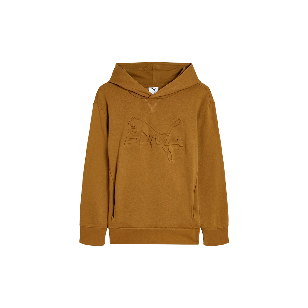 PUMA Essentials Embossed Cotton Fleece Pullover Hoodie (Youth)