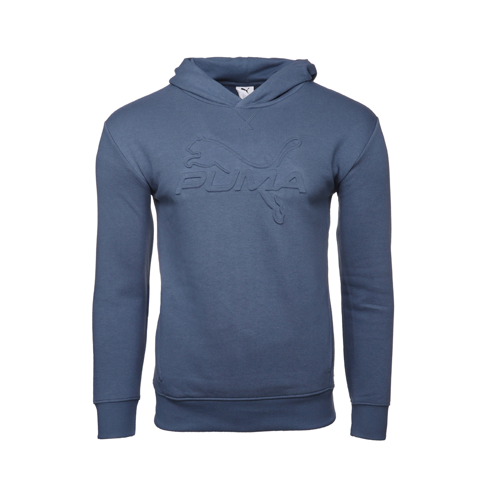 PUMA Essentials Embossed Cotton Fleece Pullover Hoodie (Youth)