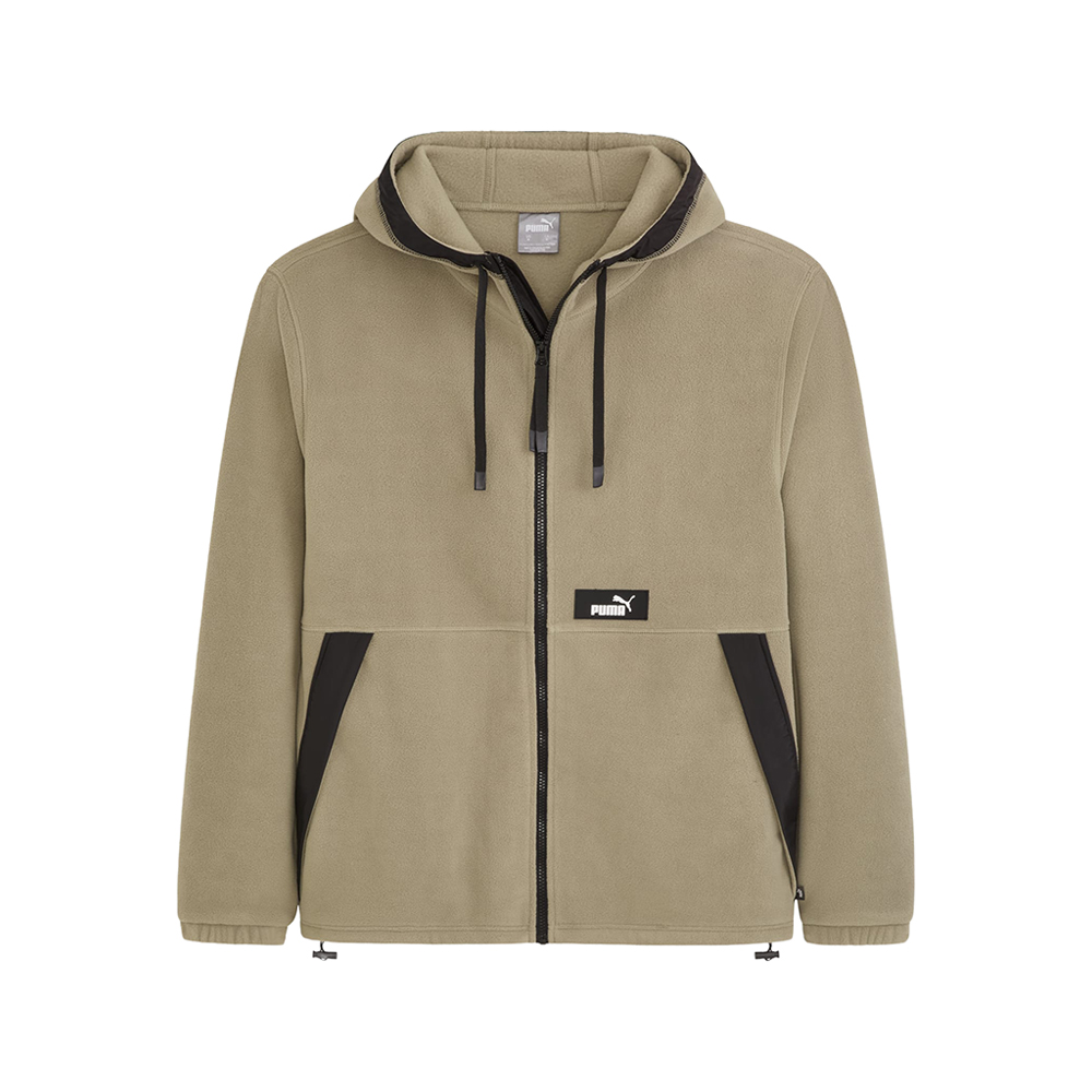 PUMA Hooded Polar Fleece Full Zip Jacket