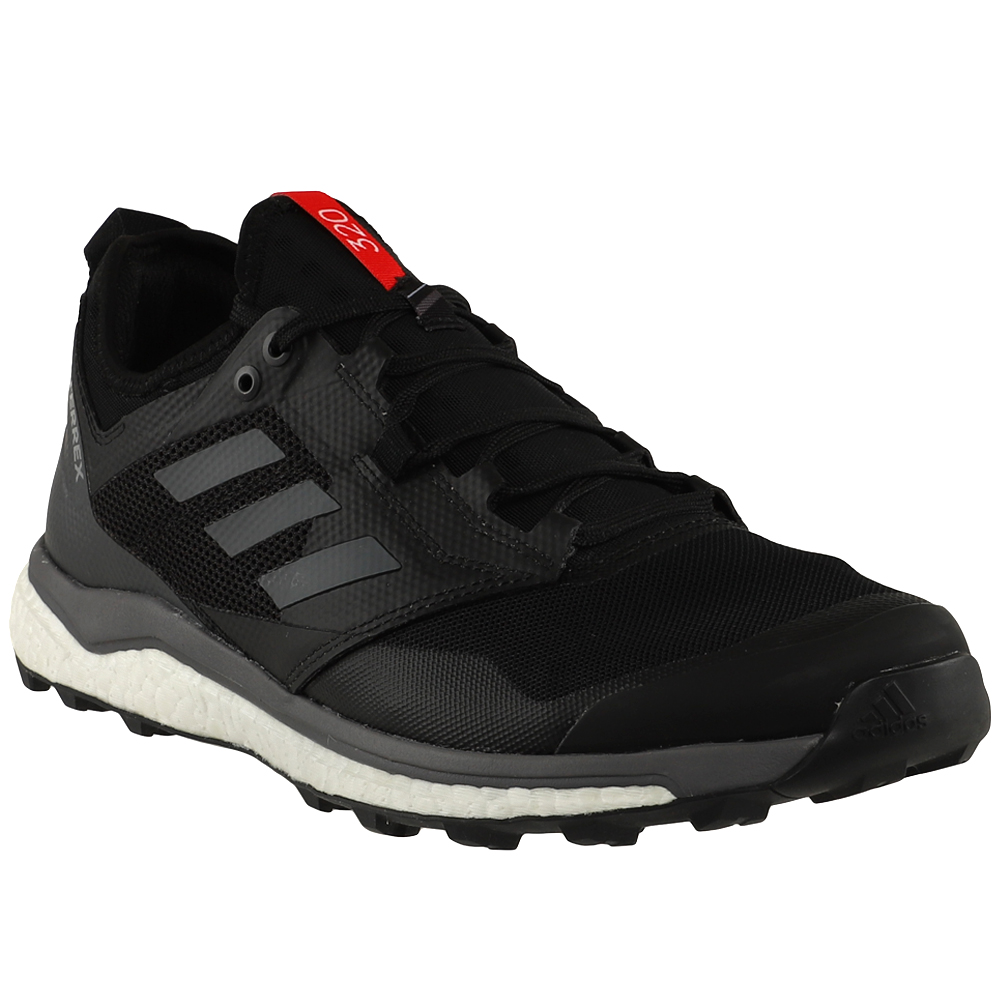 Men's shoes adidas Terrex Agravic XT Core Black/ Light Purple/ Glow Green